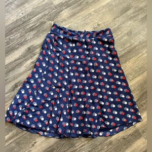 Kate Spade Holland Polka Dot Silk Skirt